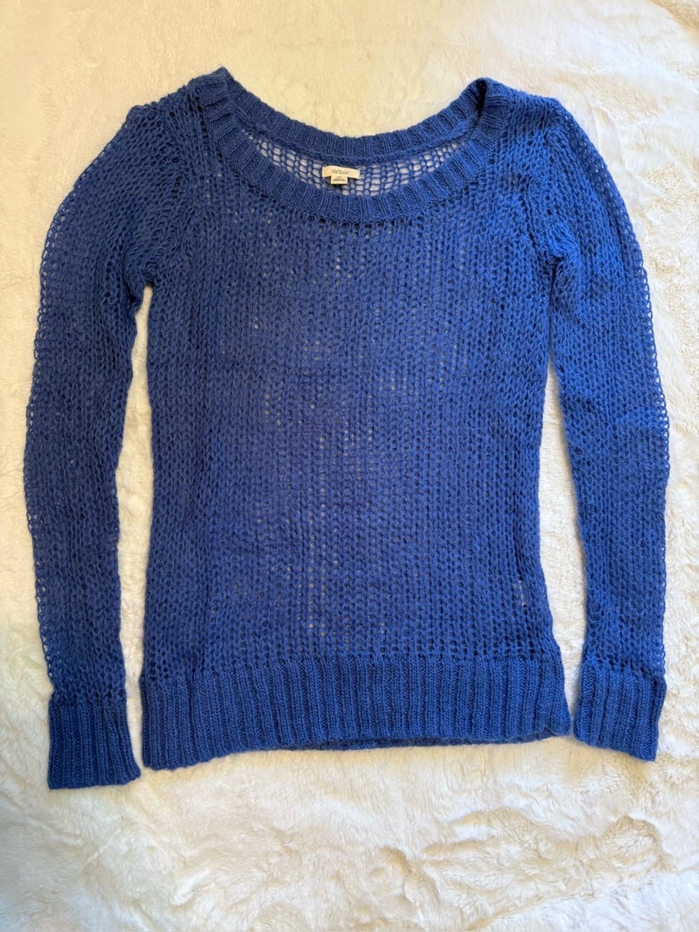 American Eagle Open-Weave Women’s Sweater - Lightweight Cozy Knit